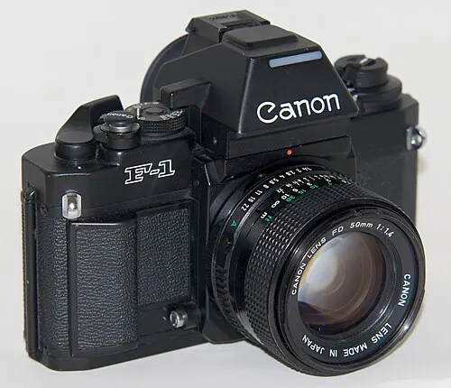 Canon New F-1 camera