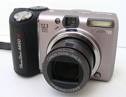 Canon PowerShot A650 IS camera