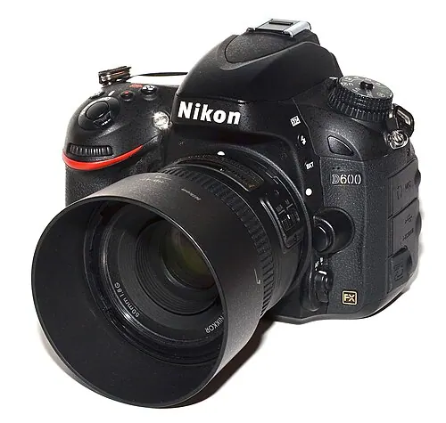 Nikon D600 camera