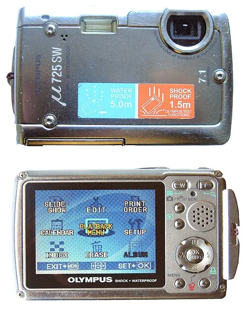 Olympus Stylus 725 SW camera