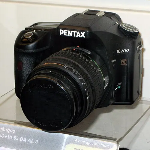 Pentax K200D camera