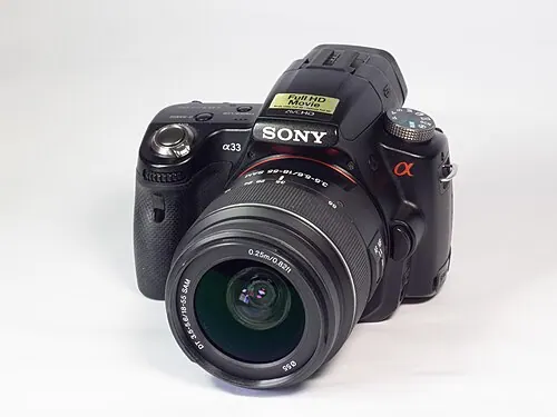 Sony Alpha 33 camera