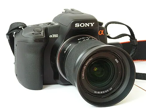 Sony Alpha 350 camera