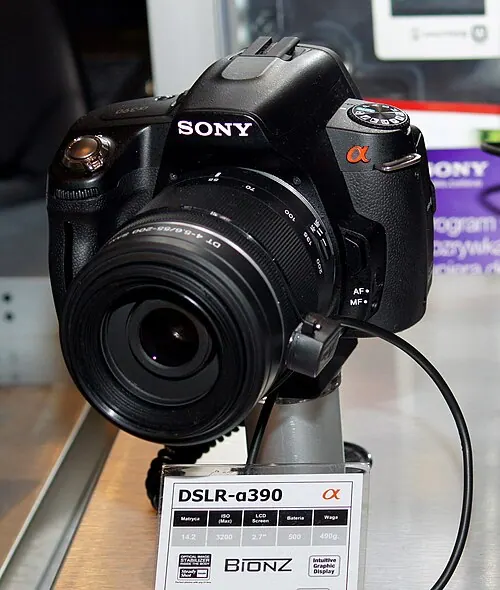 Sony Alpha 390 camera