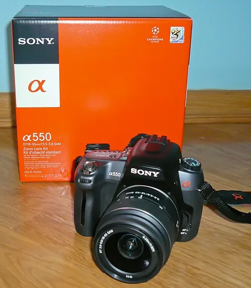 Sony Alpha 550 camera